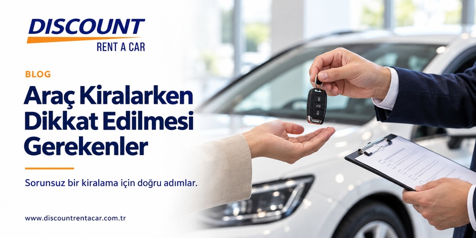 Araç Kiralarken Dikkat Edilmesi Gerekenler