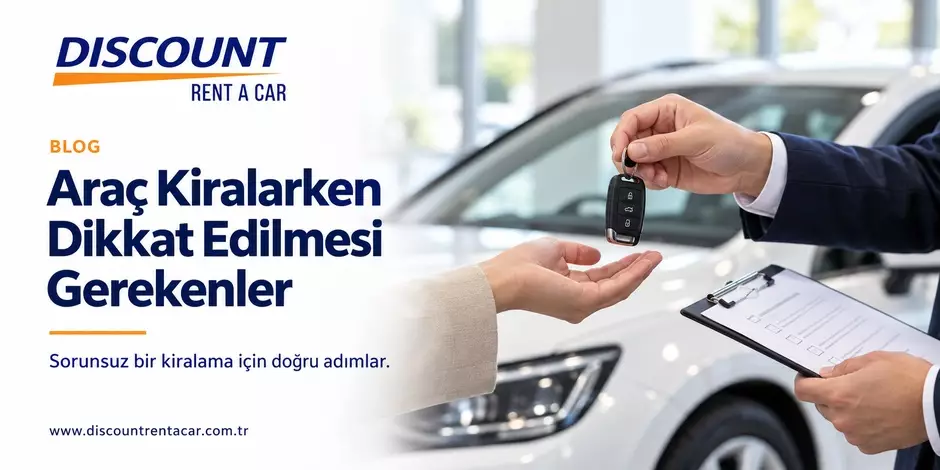 Araç Kiralarken Dikkat Edilmesi Gerekenler
